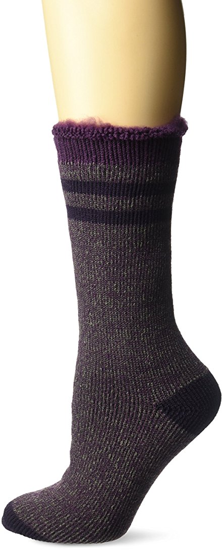 Muk Luks Women's Heat Retainer Thermal Boot Socks