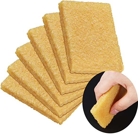 6 Pieces Glue Residue Eraser Rubber Cement Eraser 50 x 35 x 5 mm Skateboard Cleaner Sanding Discs Scooter Eraser Remove Eraser Cleaning Tool for Removing Adhesive Residues from Paper Plastic and More