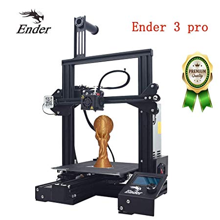 Creality Ender 3 Pro 3D Printer New Version with Magnetic Build Surface & UL Certified Power Supply Device with Resume Print 220 × 220 × 250mm