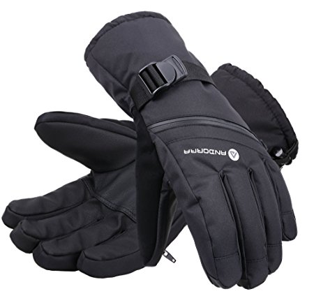Andorra Men's Cross Country Textured Touchscreen Glove w/Diagonal Zippered Pocket