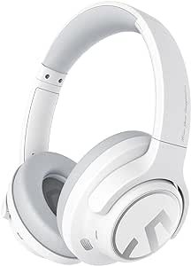 SoundPEATS Space Cuffie Wireless con Riduzione attiva del rumore, Cuffie Bluetooth 5.3 over ear ANC, 123 ore di riproduzione, Driver da 40 mm,Connessione Multipoint,ENC,Modalità di gioco