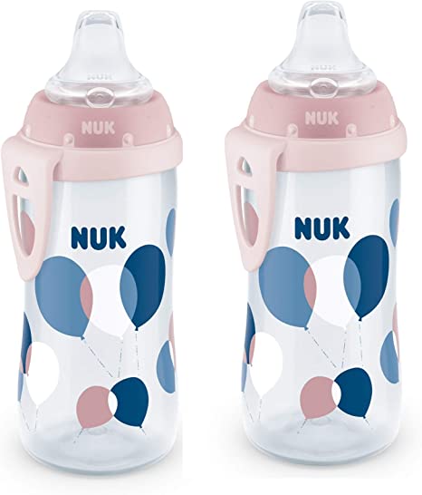 NUK Disney Active Cup, 10 oz, 2 Pack (Tritan Girl)