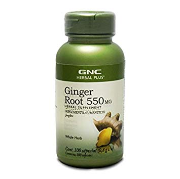 GNC Herbal Plus Ginger Root 550 mg