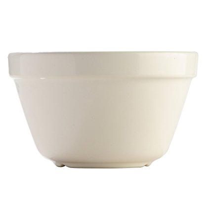 Mason Cash Steam Bowl (British Term - Pudding Basin), Cream, 1-Quart