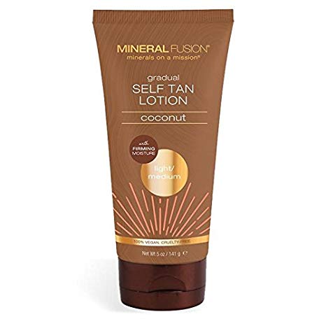 Mineral Fusion Gradual Self Tan Lotion, Light/Medium, 5 Ounce