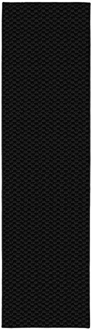 Garland Rug Medallion "OVERSIZED" Rug Runner, 3' x 12', Black