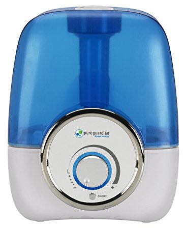 PureGuardian H1200 100-Hour Ultrasonic Cool Mist Humidifier, 1.5-Gallon