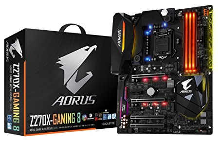 GIGABYTE AORUS GA-Z270X-Gaming 8 Gaming Motherboard LGA1151 Intel Z270 2-Way SLI ATX DDR4 Motherboard