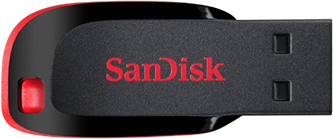 SanDisk Cruzer Blade 16GB USB 2.0 Flash Drive - SDCZ50-016G-B35, Black