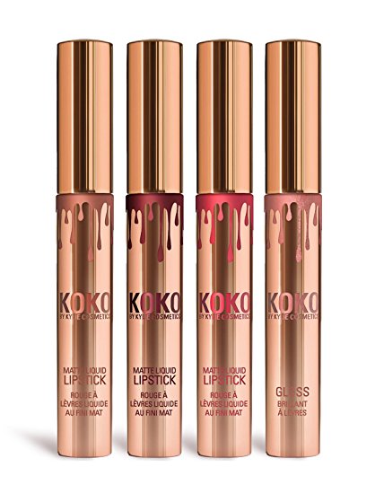 New Koko Collection Set Kylie Cosmetics matte lipstick & gloss collection