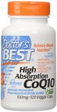 Doctors Best High Absorption CoQ10 100 mg 120 Veggie Caps