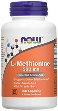Now Foods L-Methionine 500 mg - 100 Caps 3 Pack