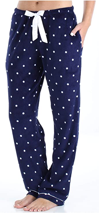 PajamaMania Women's Fleece Pajama PJ Pants