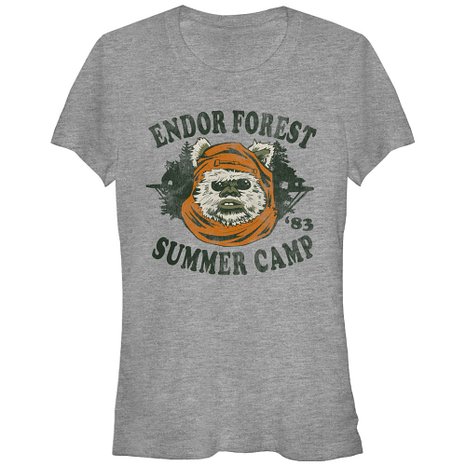 Star Wars Ewok Summer Camp Juniors Graphic T Shirt - Fifth Sun