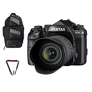 Pentax K-1 Mark II 36MP Full-Frame CMOS Sensor DSLR Camera (w/28-105mm Lens) w/ Pentax 85231 Sling Bag 2 and Pentax 85232 Padded DSLR Strap