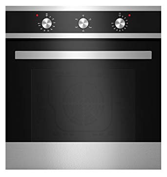 Empava 24" Tempered Glass Electric Built-In Single Wall Oven Black|Silver EMPV-24WOA16