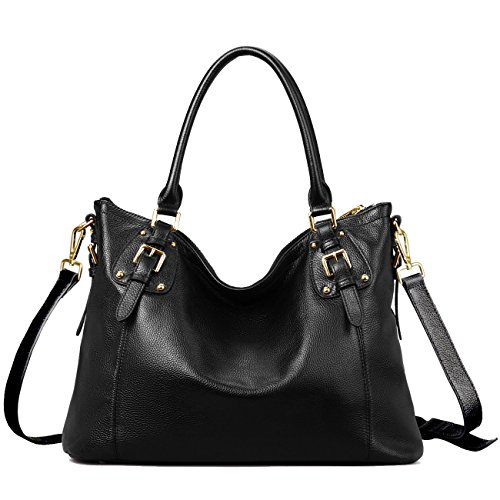BIG SALE-AINIMOER Women's Large Leather Vintage Shoulder Bags Handbags Ladies Top handle Purse Cross Body Bag