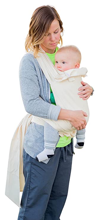 Suse's Kinder One and Only Mei Tai Baby Carrier, Newborn to Toddler, Undyed Natural Cotton