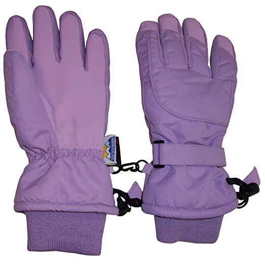 N'Ice Caps Adults Unisex Extreme Cold Weather 80 Gram Thinsulate Waterproof Ski Gloves