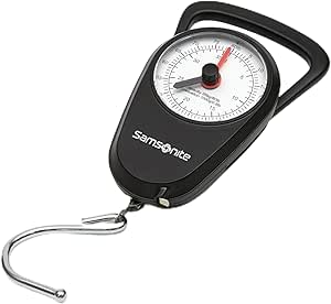 Samsonite® Luggage Scale, Manual, 5"H x 2"W x 4"D, Black