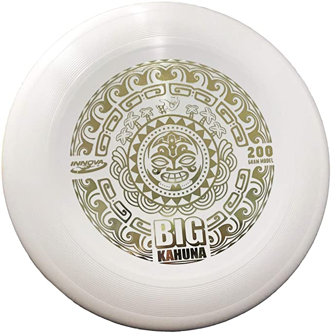 Innova Big Kahuna Heavyweight Ultimate Throw and Catch Disc Tiki Black - Stamp Color May Vary - 200 Gram Model