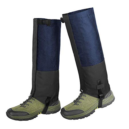 Unigear Leg Gaiters, Waterproof Snow Boot Gaiters Abrasion Resistance for Outdoor Snowshoeing, Hiking, Hunting, Ice Climbing, Skiing