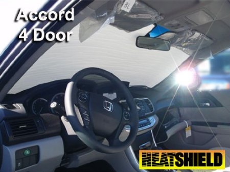 Sunshade for Honda Accord 4Door Sedan 2013 2014 2015 w/Forw Coll & Lane Warning Sensor Heatshield Windshield Custom-fit Sunshade #1417