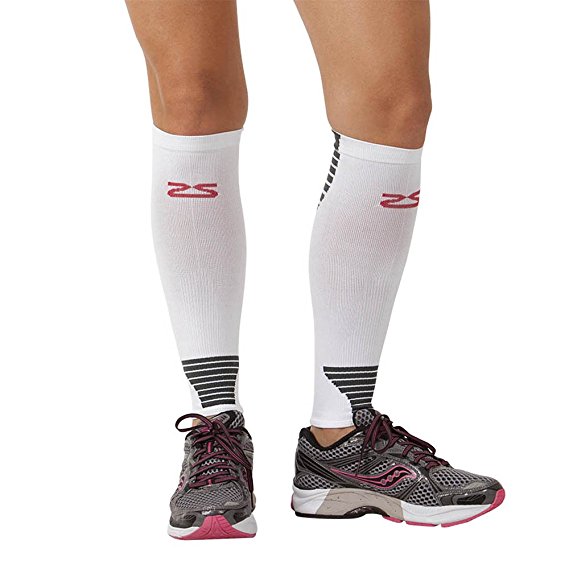 Zensah Ultra Compression Leg Sleeves – Calf Compression Sleeve for Shin Splints for Men, Women, Running, Basketball – Calf Guard Support Compression Socks