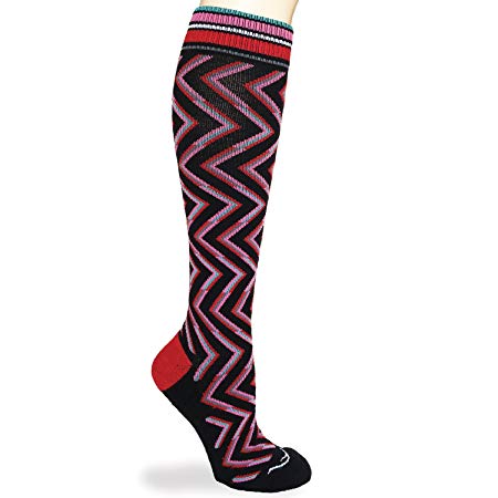 Merino Wool Graduated Compression Socks - Good for Flight Travel Sports Nurse Pregnancy Arthritis Varicose Veins Shin Splints, Running Nursing, Relieve Leg Pain, Boosting Circulation Reducing Swelling