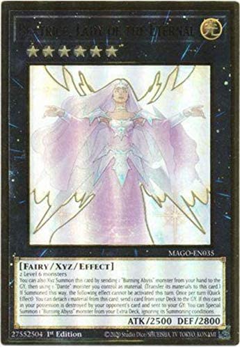 Beatrice, Lady of the Eternal - MAGO-EN035 - Premium Gold Rare - 1st Edition