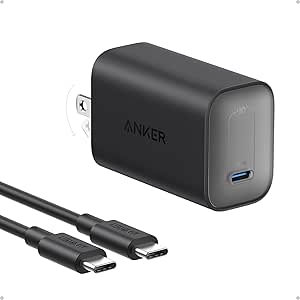 Anker Nano Charger, 100W MacBook Charger, Foldable Charger for MacBook, iPad, iPhone Series, Galaxy, and All USB C Devices, 6 ft USB-C Cable Included