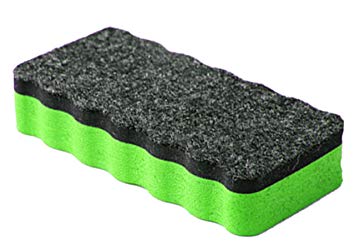 Bi-Office Magnetic Whiteboard Eraser Available in Various Colours (1, Green)