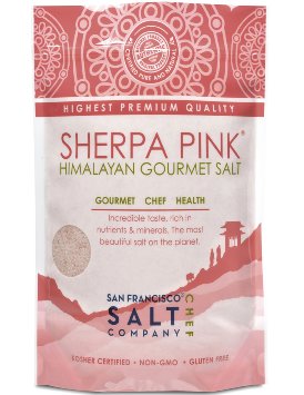 Sherpa Pink Gourmet Himalayan Salt 2lbs Extra-Fine Grain Incredible Taste Rich in Nutrients and Minerals To Improve Your Health Add To Your Cart Today