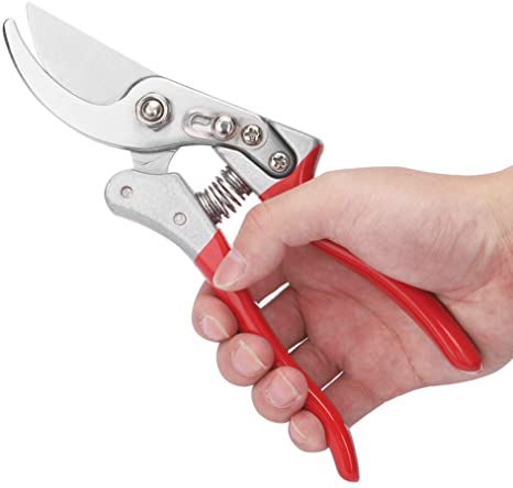 N / A YunChang Pruning Shears Hand Pruner Garden Hand Tools Scissors,Red,8.3 inch