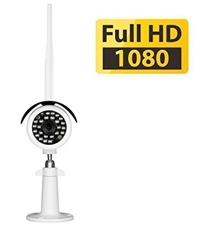 PHYLINK 1080P Bullet Waterproof Outdoor IP network Camera, Wide Viewing Angle, Email Alerts, DVR Micro SD Card Internet Access, Free App for iPhone/iPad/Android, PC/Mac compatible, PLC-335PW 4mm Lens