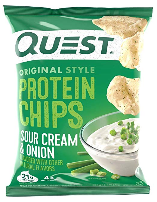 Quest Nutrition Protein Chips - Original Style - 30 Count (Sour Cream and Onion)