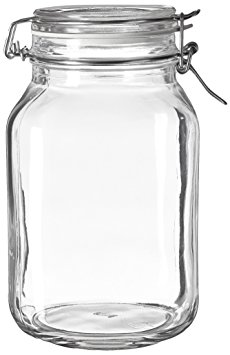 Bormioli Rocco Fido Clear Jar, 67.75 Oz.