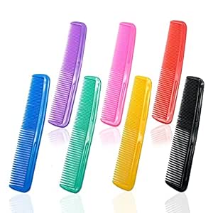 100 Pieces Colorful Hair Combs, Pocket Hair Combs Fine Dressing Comb for Women and Men