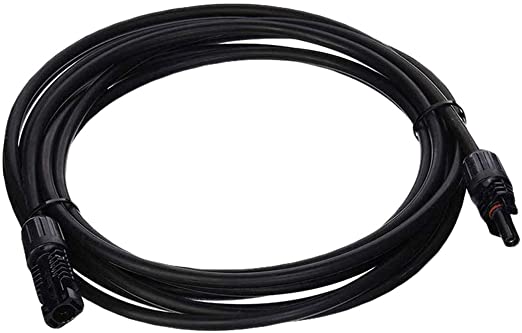 Renogy 15 Feet 10AWG Solar Extension Cable with MC4 Female and Male connectors