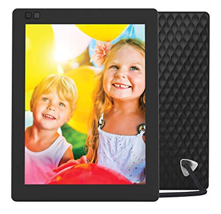 Nixplay Seed Ultra 10 Inch Digital WiFi Picture Frame with 2K Display, iPhone & Android App, Free 10GB Online Storage and Motion Sensor (Black) - W10C