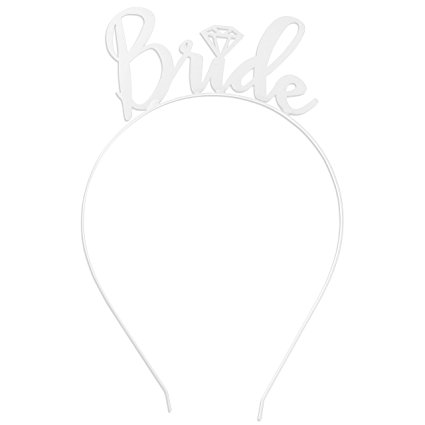 Headband Tiara for the Bride or Bridal Party-I Do Crew, Cheers Bitches or Team Bride Bachelorette Decorations