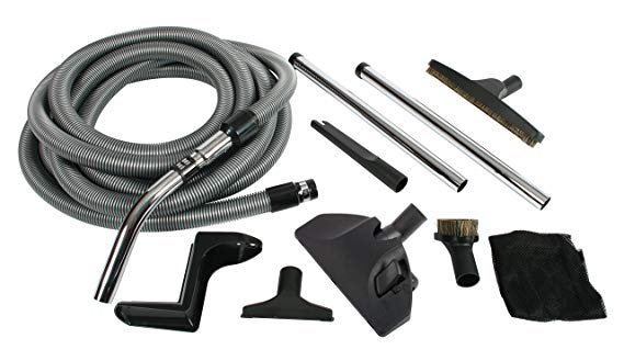 Cen-Tec Systems 91431 Complete Central Vacuum Accessory Kit with Metal Wands