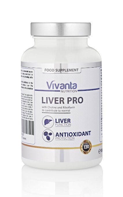 Liver Pro Advanced Liver Support and Antioxidant Protection 120 Capsules