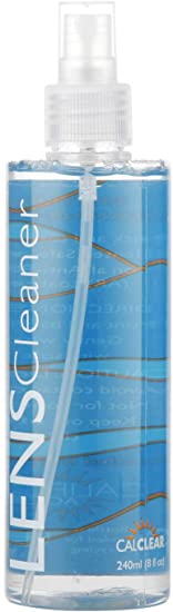 California Accessories Calclear Lens Cleaner Spray | Pack of 1-8oz Eyeglass Lens Cleaning Spray for Glasses, Lens, Screens