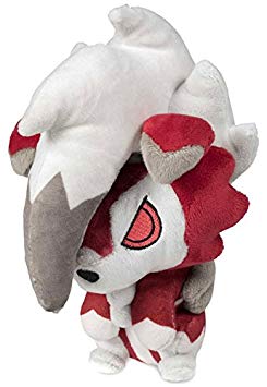 Pokemon Center Original (6.5-Inch) Poke Plush Lycanroc Doll Midnight Form (Lugarugan)