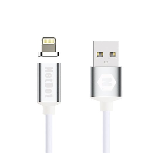 Netdot Magnetic Charger Cable Adapter for Iphone 6s Iphone 6s Plus Iphone 6 Iphone 6 Plus Iphone 5 Iphone 5c Iphone 5s