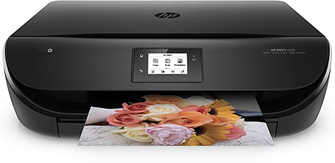 HP Envy 4520 Wireless All-in-One Photo Printer with Mobile Printing,HP Instant Ink or Amazon Dash replenishment ready (F0V69A)