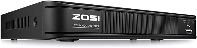 ZOSI H.265  1080p 4 Channel DVR for Security Camera, Remote Access, Motion Detection, Alert Push, Hybrid Capability 4-in-1(Analog/AHD/TVI/CVI) CCTV DVR Reorder (No Hard Drive)