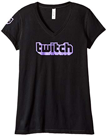 Twitch Logo Women's V-Neck Tee