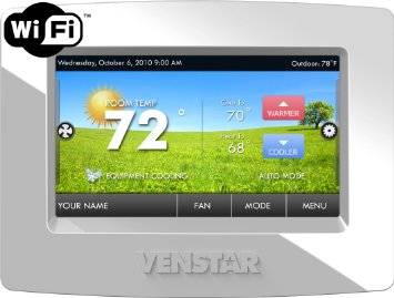 Venstar T7900 Colortouch Thermostat with Built in Wifi / Humidity Control - Works W/ Alexa